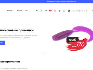 Разработка сайта и продвижение бренда: Как IT компания помогла D-bait стать лидером в производстве рыболовных приманок